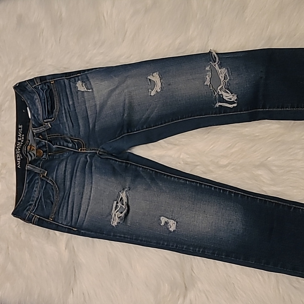 Super Stretch Distressed Jean's 👖